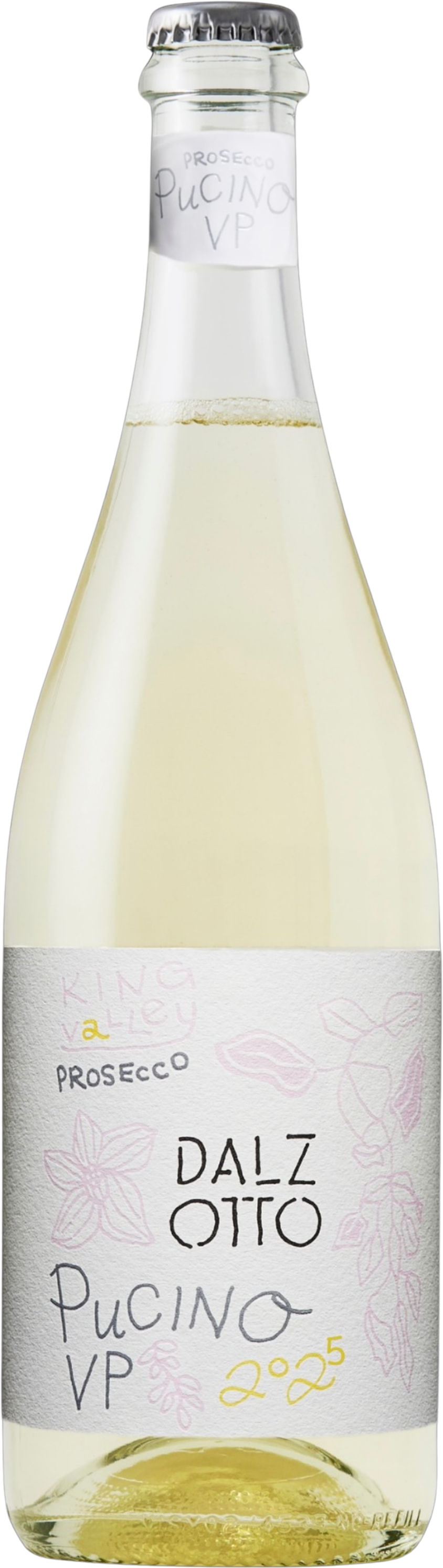 Dal Zotto Wines Pucino VP Prosecco 2025 King Valley bottle